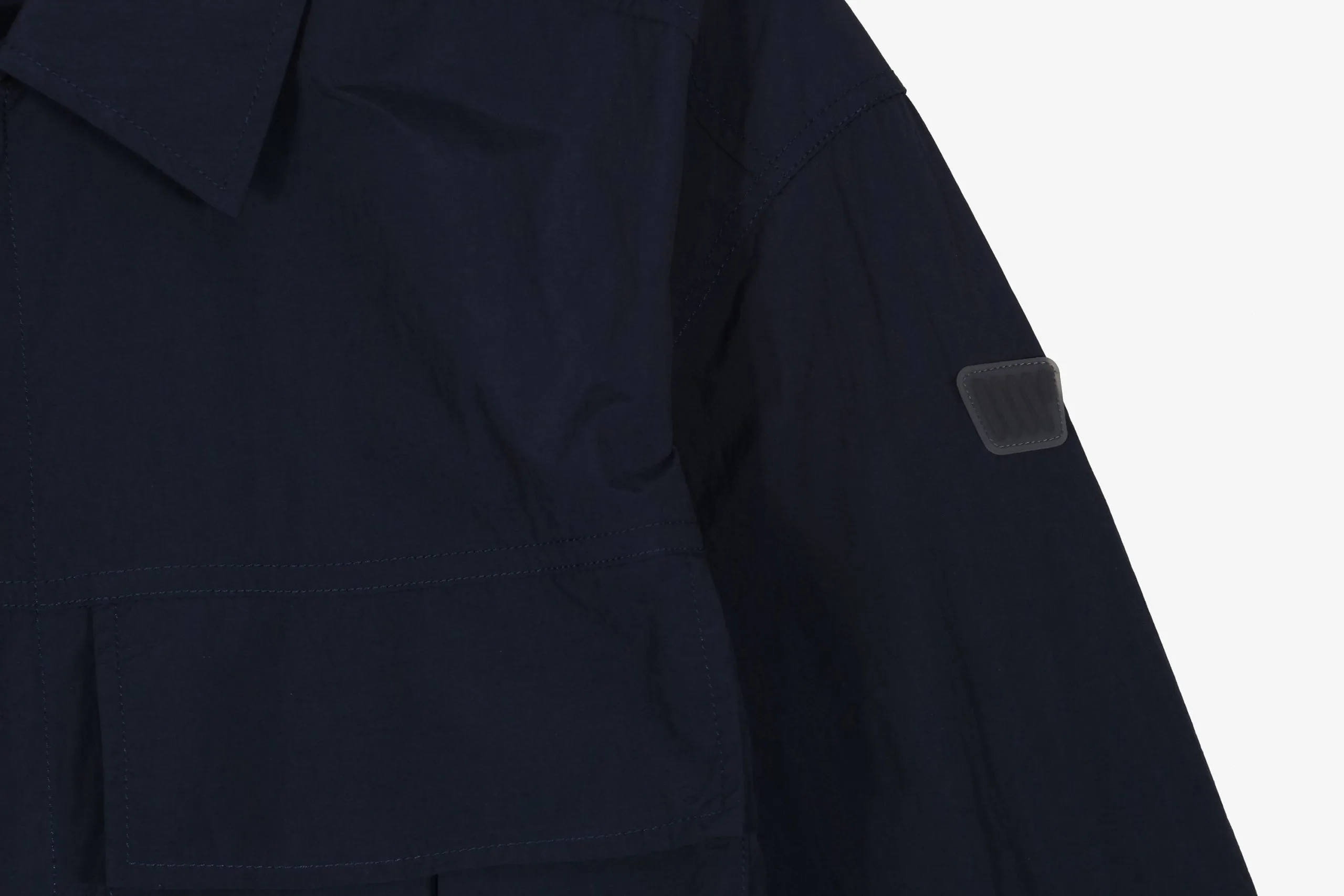 Wood Wood Lennon Nylon Overshirt 2 Wood Wood Lennon Nylon Overshirt - Image 2