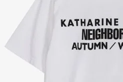 Neighborhood X Katharine Hamnett Tee-1 -Footwear popular shop 222PCKHNST01WH 3