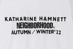 Neighborhood X Katharine Hamnett Tee-3 -Footwear popular shop 222PCKHNST03WH 3