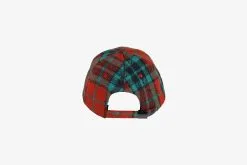 Awake Harris Tweed 6-Panel Hat -Footwear popular shop AWKFW22HT008RED 8