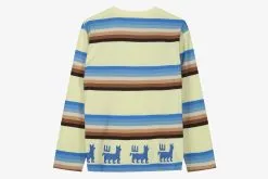 Awake Striped Llama Printed LS Tee -Footwear popular shop AWKFW22TS001CRM 8