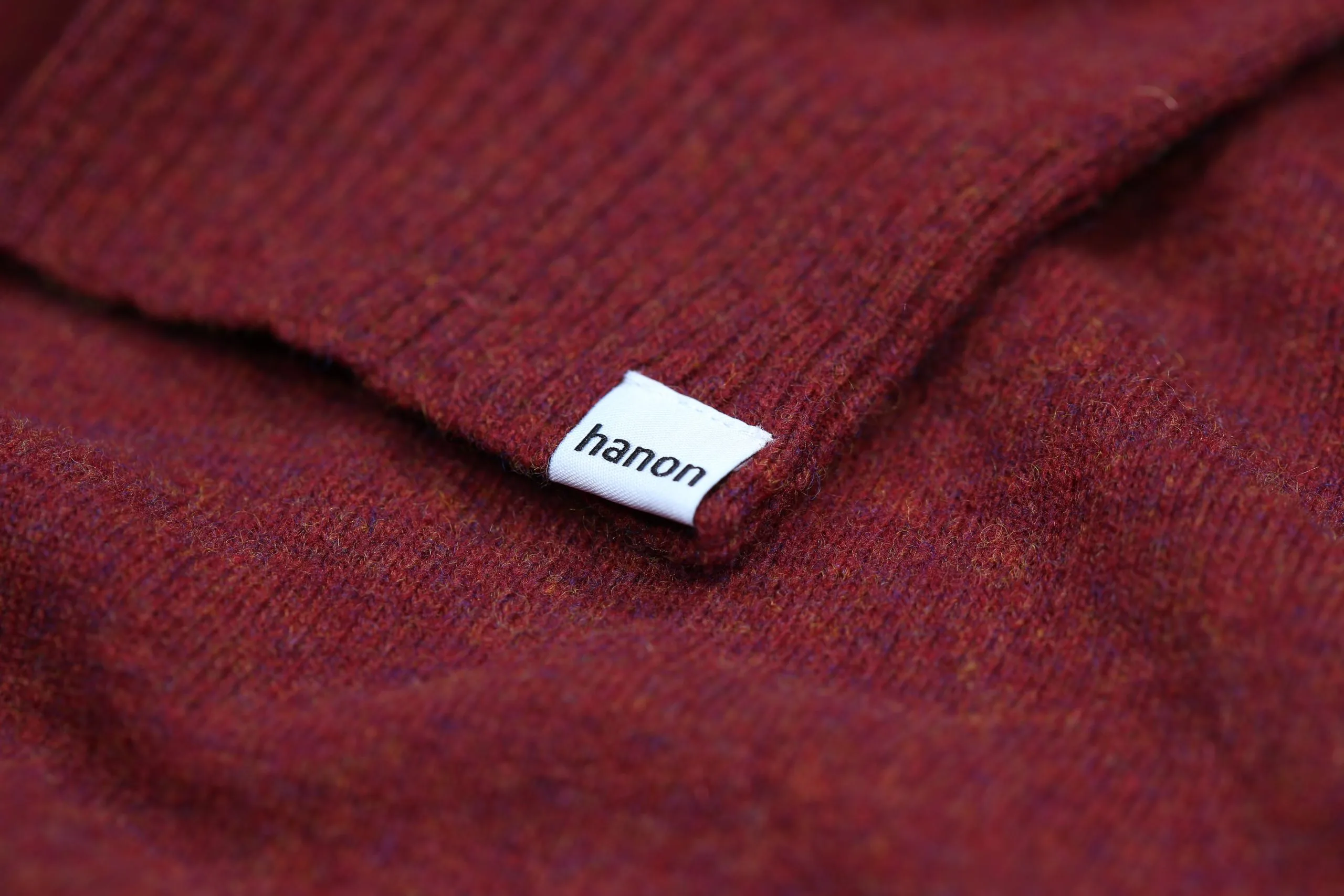 Hanon Classic Wool Knit "Burnt Orange" 3 Hanon Classic Wool Knit "Burnt Orange" - Image 3