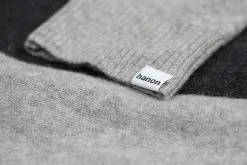 Hanon Blocked Wool Knit "Grey Melange" -Footwear popular shop HANS00056GY 3