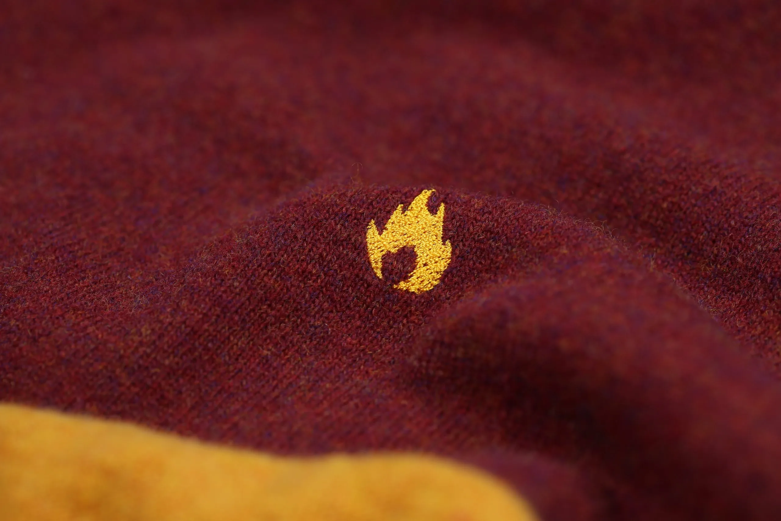 Hanon Blocked Wool Knit "Warm Yellow" 2 Hanon Blocked Wool Knit "Warm Yellow" - Image 2