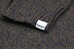 Hanon Army Wool Knit "Green Mouline" -Footwear popular shop HANS00057GN 3