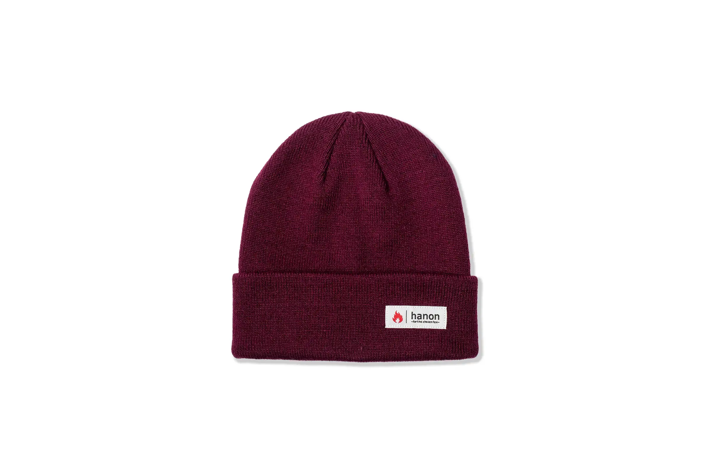 Hanon TCF Label Beanie "Maroon" 1 Hanon TCF Label Beanie "Maroon"