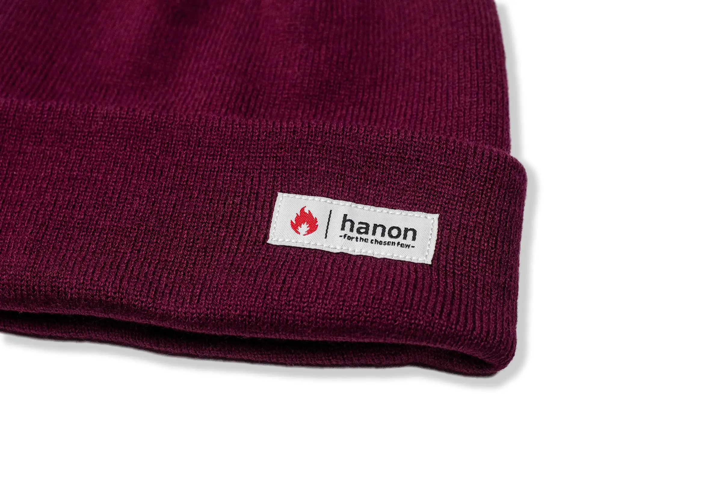 Hanon TCF Label Beanie "Maroon" 2 Hanon TCF Label Beanie "Maroon" - Image 2