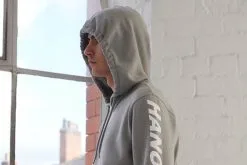 Hanon Sleeve Printed Hooded Sweatshirt "Monument Grey" 11 Hanon Sleeve Printed Hooded Sweatshirt "Monument Grey" -Footwear popular shop HANSS00108GY P10