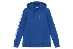 Hanon Sleeve Printed Hooded Sweatshirt "Royal Blue"