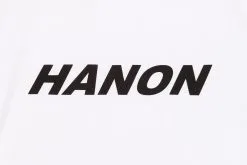 Hanon Fast Logo Tee "White" -Footwear popular shop HANSS00111WT P2