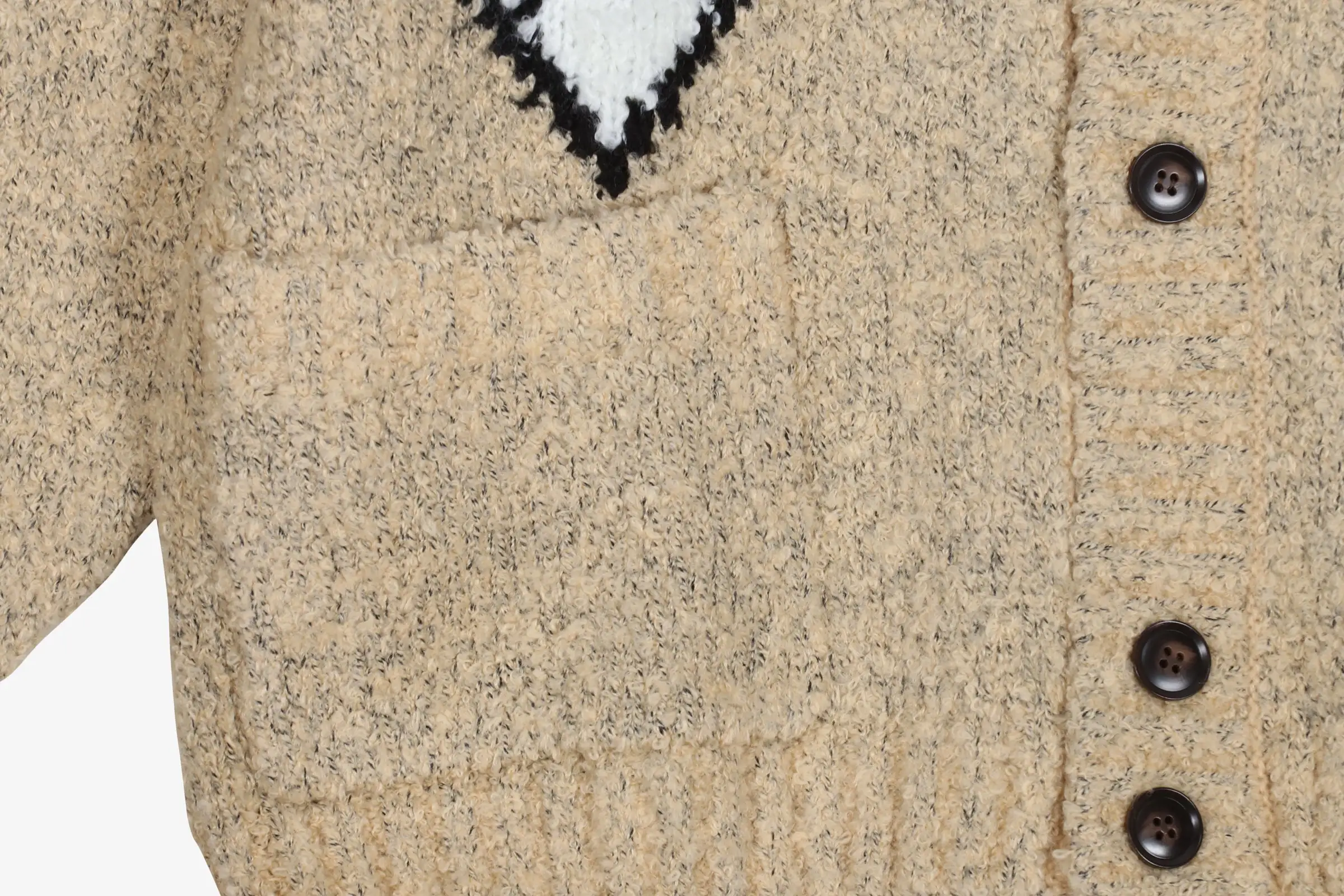 Patta Argyle Knitted Cardigan 3 Patta Argyle Knitted Cardigan - Image 3