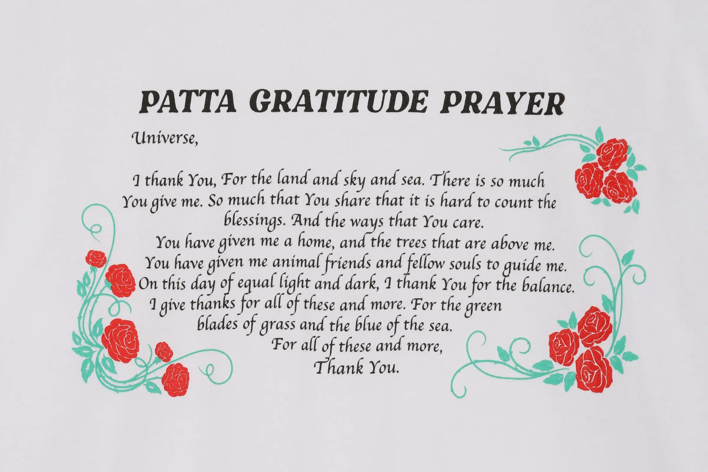Patta Prayer Tee 2 Patta Prayer Tee - Image 2
